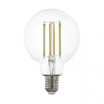 Abbildung von EGLO connect.z Smart Home LED Leuchtmittel E27, G80, ZigBee, App und Sprachsteuerung Alexa, dimmbar, Lichtfarbe einstellbar (warmweiß kaltweiß), 700 Lumen, 6 Watt, Vintage Glühbirne klar