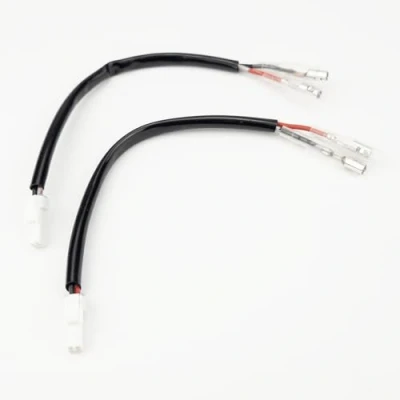Abbildung von Aharon Motorrad 12V Verlaengerungskabel Adapter für LED Blinker Kompatibel mit Motorrädern von KTM, GasGas, Husqvarna &amp; Ducati Adapterkabel Kabeladapterstecker