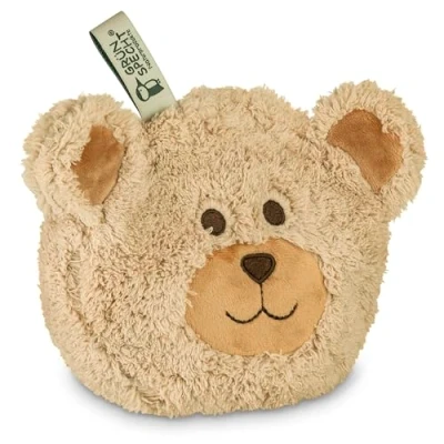 Abbildung von GRÜNSPECHT Mein kleiner Wärmefreund Bär, Kirschkern Wärmekissen mit waschbarem Bezug für Kinder, wärmendes Kuscheltier bei Bauchschmerzen &amp; Erkältung (171 V2)
