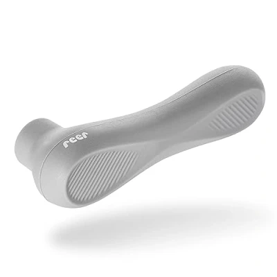 Abbildung von reer HandleGuard Türgriffschutz, Türklinkenpuffer, Türstopper gegen Stoßverletzungen an Türgriffen, 2 Stück