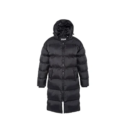 Abbildung von Schott NYC Unisex 2190max Daunenjacke, schwarz / schwarz, XS