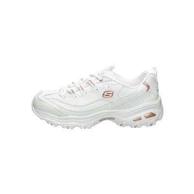 Abbildung von Skechers Sport D&#039;LITES Sneaker low White/rose goldcoloured, Damen, Größe: 40, gold coloured Schuhe