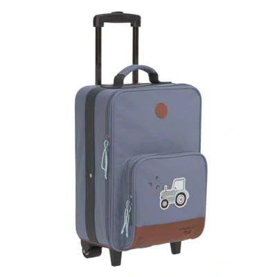 Abbildung von LÄSSIG Kinderkoffer Trolley Reisekoffer mit Teleskopstange und Rollen für Kinder Handgepäck/Trolley Adventure Tractor