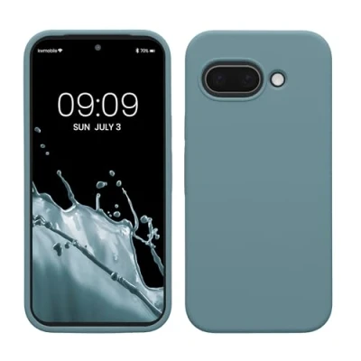 Abbildung von kwmobile Handyhülle für Google Pixel 9a Hülle, Case Hülle Silikon kabelloses Laden Antique Stone