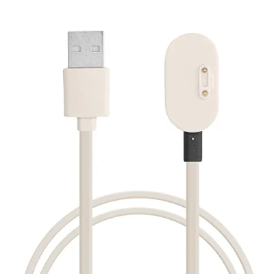 Abbildung von kwmobile USB Kabel Charger kompatibel mit imoo Watch Phone Z6 / Z1 Ladekabel Smart Ersatzkabel Fitnesstracker Aufladekabel in Weiß