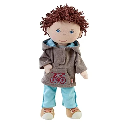 Abbildung von HABA 306528 Puppe Lian Stoffpuppe für Kinder ab 18 Monaten zum Spielen und Kuscheln aus weichen Materialien Größe: 30 cm