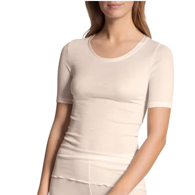 Abbildung von Calida Unterhemd/shirt, Damen, Größe: Small, Light ivory