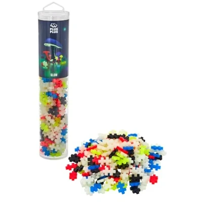 Abbildung von Plus 9604283, Geniales Konstruktionsspielzeug, Nachtleuchtend, Kreativ Bausteine Tube, 240 Teile