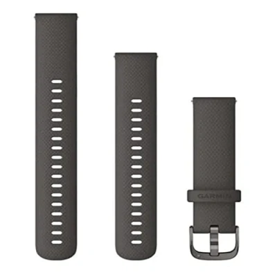 Abbildung von Garmin Schnellwechsel Armband 18mm, passend für Venu 2S/ 3S, Vivoactive 4S, Vivomove Legacy Hero Rey/ Captain Marvel, Forerunner 255S/ 265S