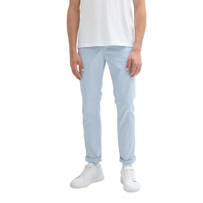 Abbildung von TOM TAILOR Denim Herren 1027694 Slim Chino Hose, 11270 Kentucky Blue, 33W X 34L