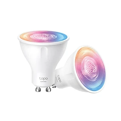 Abbildung von Tapo TP Link smarte WLAN Glühbirne GU10 L630 2pack, Energie sparen, 3.5W Entspricht 50W, Mehrfarbrige dimmbare alexa lampe, home zubehör, 16 Mio Farben