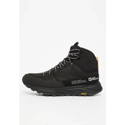 Abbildung von Jack Wolfskin Terraquest Texapore MID Hikingschuh, Herren, Größe: 44, Black Schuhe
