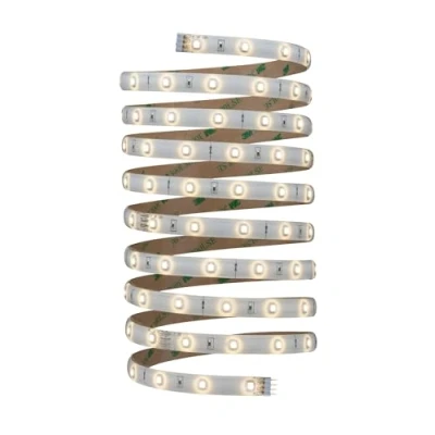 Abbildung von Paulmann 70592 YourLED Stripe 3 m Warmweiß LED Strip Weiß klar beschichtet Lichtband 7,5W Lichtstreifen 800 Lumen 120 12V DC Band