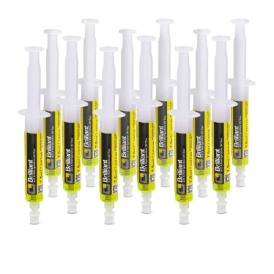 Abbildung von Errecom Brilliant 12 x 7,5 ml, UV Fluoreszenz Tracer zum Aufspüren Kältemittellecks von Klimaanlagen und Kühlsysteme (Adapter nicht enthalten)