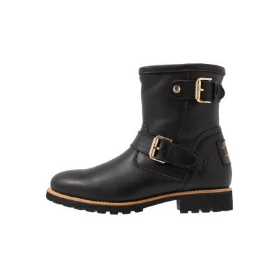 Abbildung von Panama Jack Felina Igloo Cowboy/Bikerstiefelette, Damen, Größe: 36, Black Schuhe