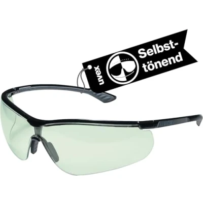 Abbildung von Uvex sportstyle variomatic Bügelbrille selbsttönende Scheibe UV400 Schwarz/Anthrazit