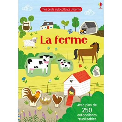 Abbildung von La ferme Mes petits autocollants Usborne: Avec plus de 250 réutilisables