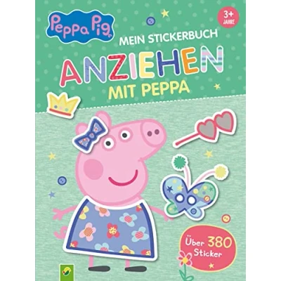 Abbildung von Peppa Pig Mein Stickerbuch Anziehen mit Peppa: Kreatives Wutz Anziehpuppen über 380 bunten Stickern für Kinder ab 3 Jahren