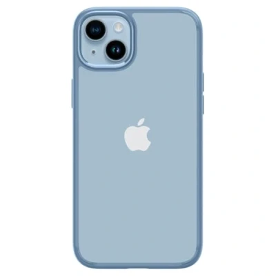 Abbildung von Spigen für iPhone 14 Ultra Hybrid Hülle [Anti Yellowing] Case Handyhülle Schutzhülle Cover Transparent Durchsichtig Dünn Slim Sierra Blue