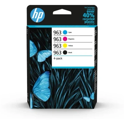Abbildung von HP Originale Marke Modell Tinte 963 Pack Black Cyan Magenta Gelb, Extra Large (Packaging may Vary)