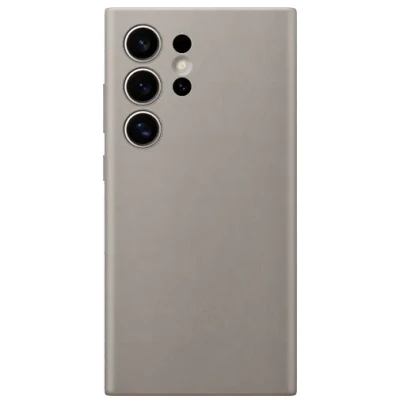 Abbildung von Samsung Leren Back Cover Beige Galaxy S24 Ultra