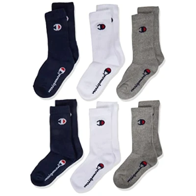 Abbildung von Champion Socken für Kinder, Größe: 27 30, Blau weiß grau