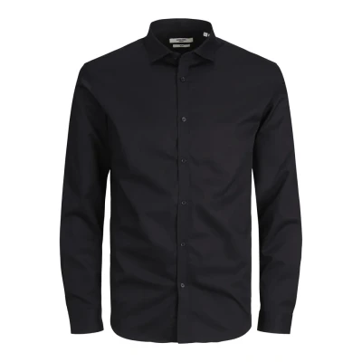 Abbildung von Jack &amp; Jones Premium Jprblacardiff SLIM FIT Hemd, Herren, Größe: XS, Black