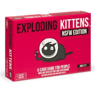 Abbildung von Exploding Kittens, Kittens: NSFW Edition (Auflage 2024), Grundspiel, Partyspiel, Kartenspiel, 2 5 Spieler, Ab 18+ Jahren, 15 Minuten, Deutsch