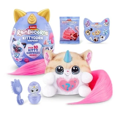 Abbildung von Rainbocorns 92104H, Norwegian Forest Cat, Kittycorn Surprise, Serie 3, Small (21.5 cm)
