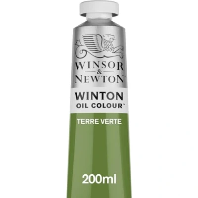 Abbildung von Winsor &amp; Newton 1437637 Winton, feine hochwertige Ölfarbe 200ml Tube mit gleichmäßiger Konsistenz, Lichtbeständig, hohe Deckkraft, Reich an Farbpigmenten Grüne Erde
