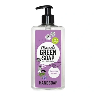 Abbildung von Marcel&#039;s Green Soap Handseife Lavendel &amp; Rosmarin Spender 100 % Umweltfreundlich Vegan 97 Biologisch abbaubar 500 ml