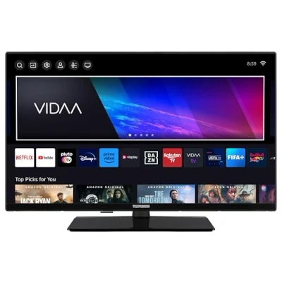 Abbildung von Telefunken Fernseher 32 Zoll Smart TV VIDAA XH32VP750M HD Ready Fernseher, HDR mit integriertem Triple Tuner, LED schwarz