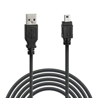 Abbildung von Wicked Chili 3m Ladekabel kompatibel mit Dualshock PS3 Controller, USB Kabel MiniUSB (Charge Play Funktion, Hi Speed 2.0 Kabel) PlayStation3 Verbindungskabel, schwarz