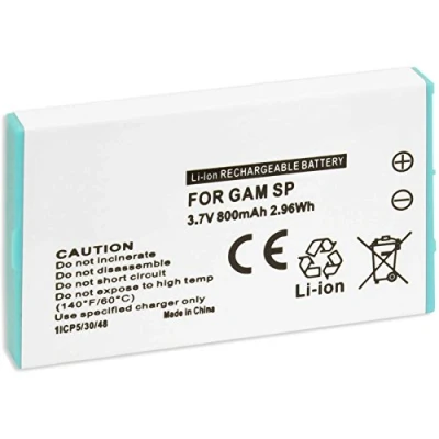 Abbildung von Ersatz Akku für Nintendo Gameboy Advance SP (GBA SP) / ersetzt Original Akkus AGS 001, 003