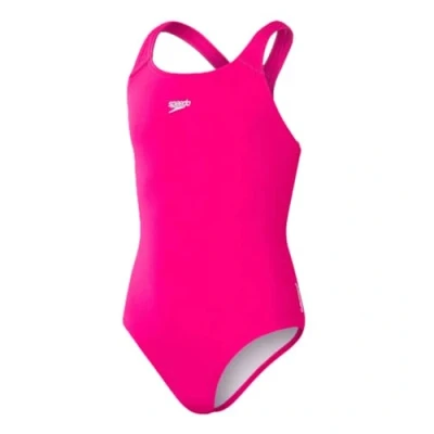 Abbildung von Speedo Girls ECO ENDURANCE+ Medalist Badeanzug für Kinder, Größe: 152, Electric pink