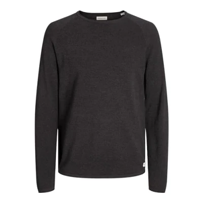 Abbildung von Jack &amp; Jones CREW NECK Strickpullover, Herren, Größe: Medium, Mulch