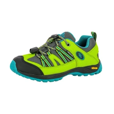 Abbildung von Brütting Unisex Kinder Ohio Low Trekking &amp; Wanderhalbschuhe, Lemon Grau Blau, 41 EU