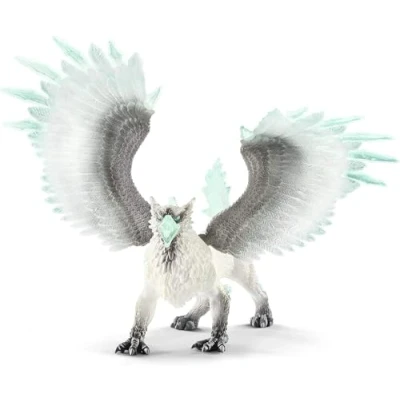 Abbildung von SCHLEICH ELDRADOR Creatures Eisgreif 70143 Monster Spielfigur mit beweglichen Flügeln Coole Sammelfigur tolles Geschenk für Mädchen und Jungen ab 7 Jahren 22 x 9 12 cm