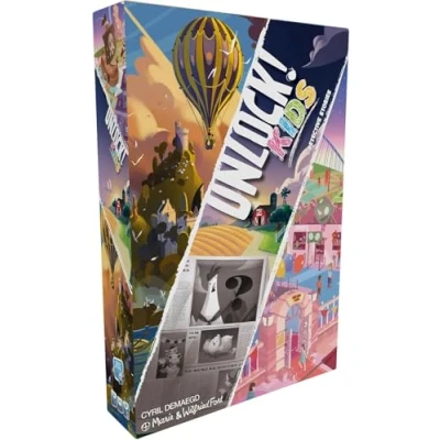 Abbildung von Space Cowboys Unlock! Kids Geschichte der Detektive Gesellschaftsspiel/Kartenspiel für Kinder ab 6 Jahren Escape Game 1 bis 4 Spieler 20 Minuten französische Version