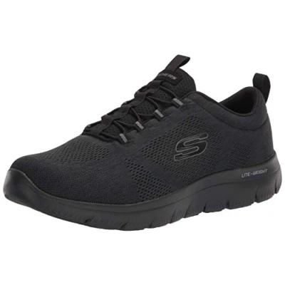 Abbildung von Skechers Wide Fit Summits Louvin Sneaker low, Herren, Größe: 46, Black Schuhe