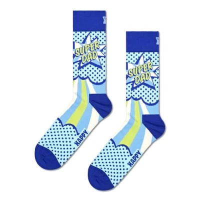 Abbildung von Happy Socks Crew Socken „Dad“, für Damen und Herren, 7 11