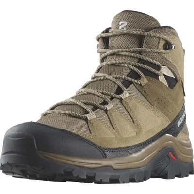 Abbildung von Salomon Quest Rove Gore Tex Herren Backpacking Wasserdichte Schuhe, Speziell für Trekking, Outdoor Schutz, Zuverlässige Performance, Kangaroo, 42 2/3