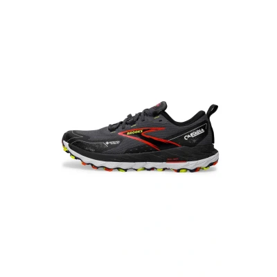 Abbildung von Brooks Cascadia 18 GTX Laufschuh Trail, Herren, Größe: 43, Blackened pearl black tomato Schuhe