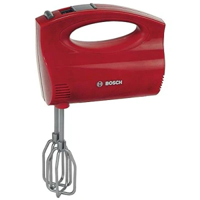 Abbildung von Theo Klein 9574 Bosch Handmixer Batteriebetriebene Mixer mit Sich drehenden Quirls Maße: 19 cm x 7 12 Spielzeug für Kinder ab 3 Jahren