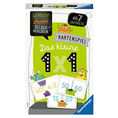 Abbildung von Ravensburger 80350 Lernen Lachen Selbermachen: Das kleine 1 x 1, Kinderspiel ab 7 Jahren, Lernspiel für 4 Spieler, Kartenspiel
