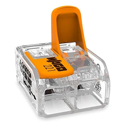 Abbildung von WAGO Verbindungsklemmen 221 612 2 Leiter, bis 6 mm², 50 Stück, COMPACT Kabelverbinder mit Hebeln für alle Leiterarten weltweit, bestätigte Anwendungssicherheit
