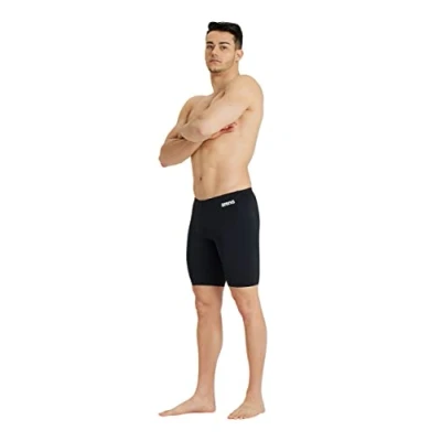 Abbildung von ARENA Herren Mens Team Swim Solid Badehosen Jammer, Black white, 5 EU