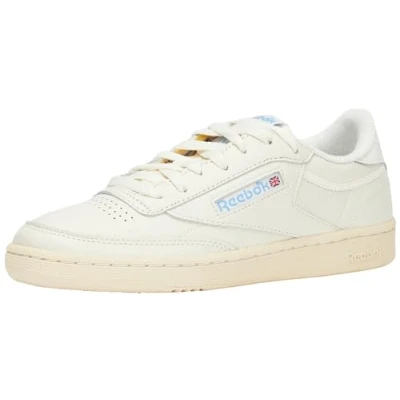 Abbildung von Reebok Classic CLUB C 85 Vintage Sneaker low, Damen, Größe: 39, Chalk/alabaster/sky blue Leder und textil