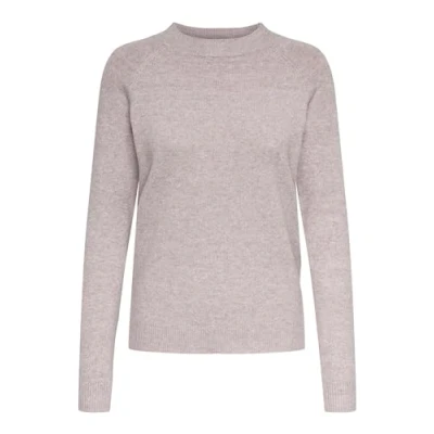 Abbildung von ONLY Damen Pullover Strickpullover ONLRICA Life 15204279,Woodrose/Detail:w. Melange,S