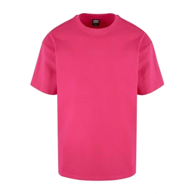 Abbildung von Urban Classics Heavy Tshirt basic, Herren, Größe: Large, Hibiskuspink